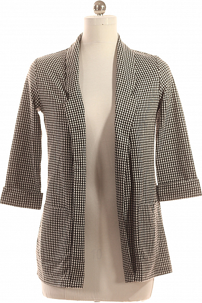 FB SISTER Dámské Blejzr Černobílý Second Hand Vel. M