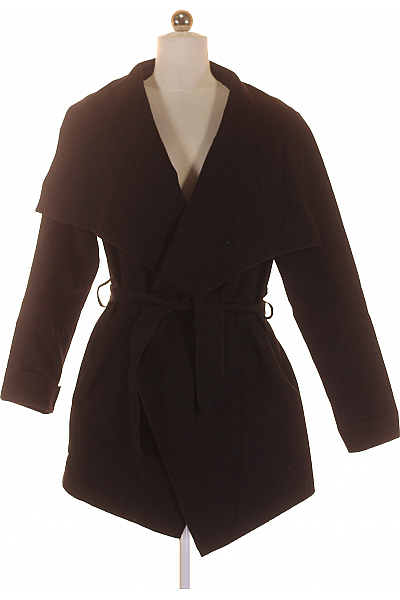 Madonna Dámský Kabát Černý Second Hand Vel. UNI