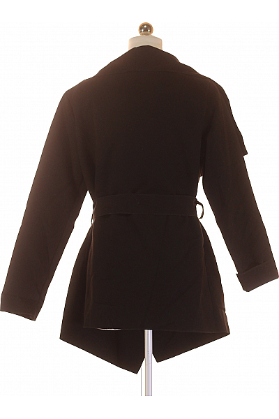 Madonna Dámský Kabát Černý Second hand Vel. UNI