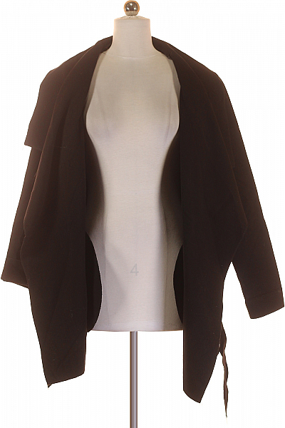 Madonna Dámský Kabát Černý Second hand Vel. UNI