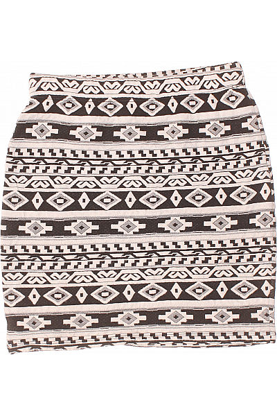 VILA  Sukně áčková Černobílá Vel. S