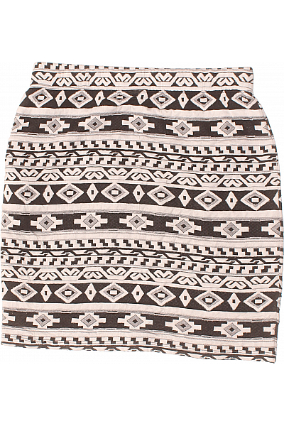 VILA  Sukně áčková Černobílá Vel. S