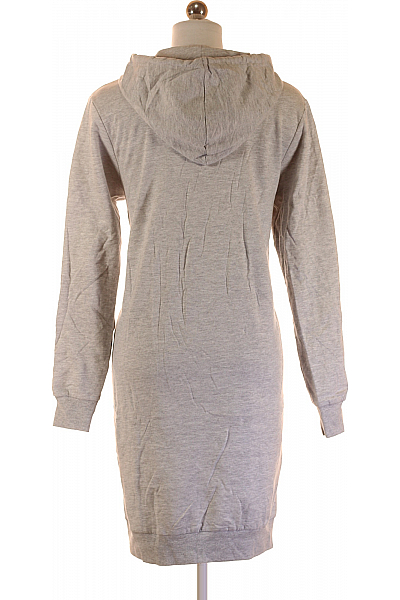  Mikinové Šaty Šedé Vel. S