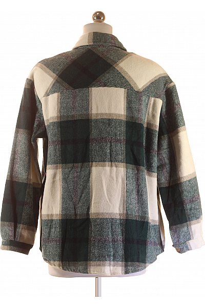 Krátký Dámský Kabát Zelený Shein Vel. XS