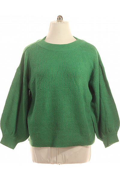 RAINBOW Dámský Svetr Zelený Second hand Vel. 44/46