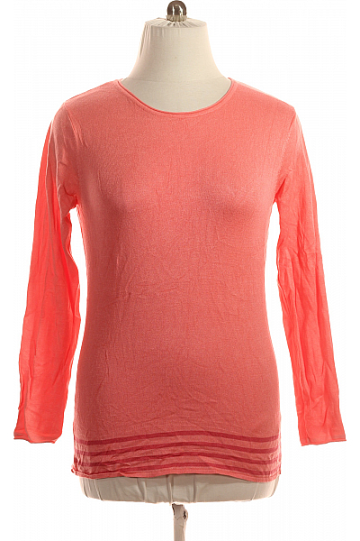  Halenka Pletená Růžová Second Hand Vel. L