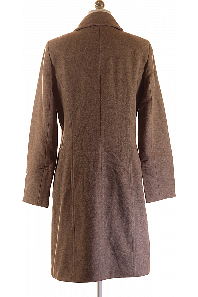 Krátký Dámský Kabátek Vlněný Béžový COMMA Vel. 36