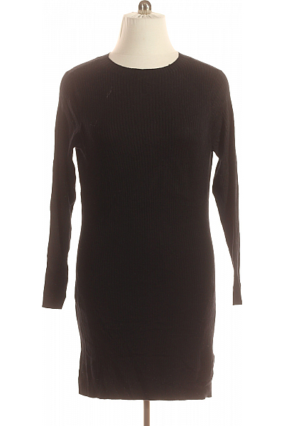  Šaty Pletené Černé Esmara Vel. L