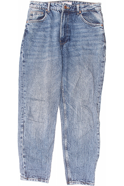 Dámské Džíny Modré Bershka Vel. 40