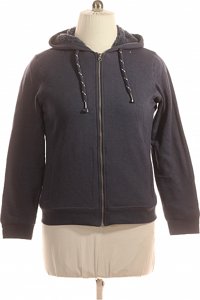 Pánská Mikina Na Zip Modrá Vel. M