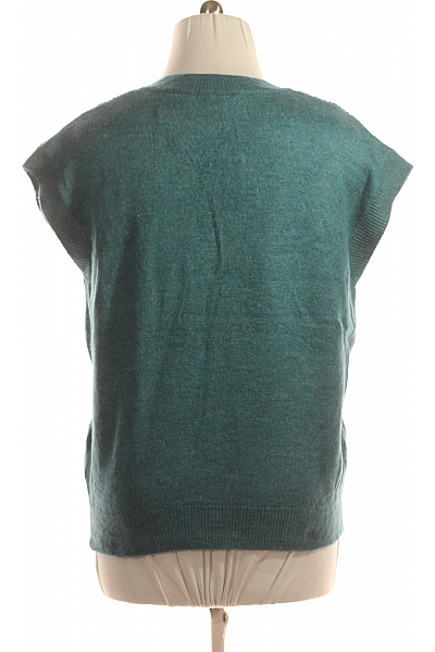 Kratká Dámská Vesta Modrá Vel. L