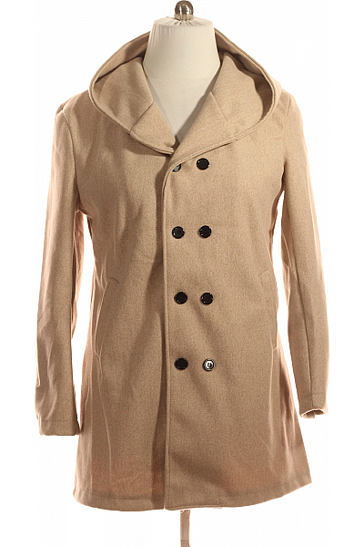 Pánský Kabát Béžový Vel. L