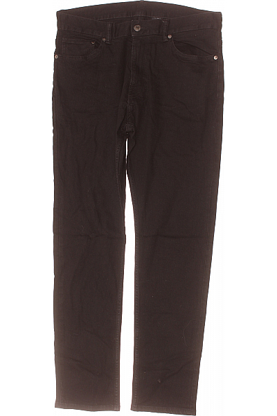 Pánské Rovné Džíny Černé Vel. 34/32