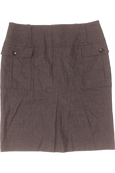 Gerard Darel Balonová  Sukně Vlněná Šedá Second Hand Vel. 42