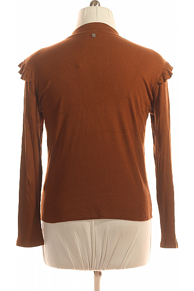 C'est Tout Jednoduché Dámské Tričko Hnědé Vel. 48