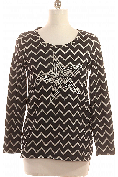 Dámské Tričko Černé Gina Second Hand Vel. 40