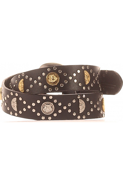  Pásek Kožené Černé