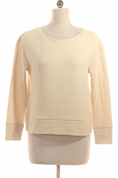 COMMA Dámská Mikina Bez Zapínání Béžová Vel. 38