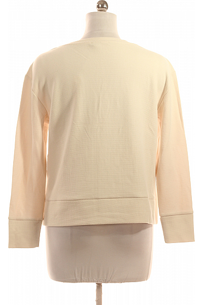 COMMA Dámská Mikina Bez Zapínání Béžová Vel. 38