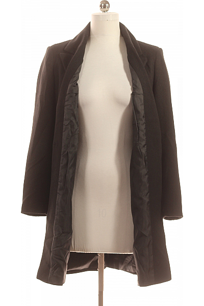 Krátký Dámský Kabát Černý Primark Vel. 38