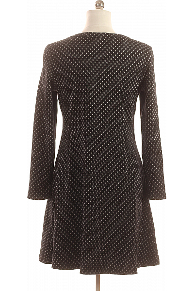  Šaty Pletené Černé Tchibo Second hand Vel. 36/