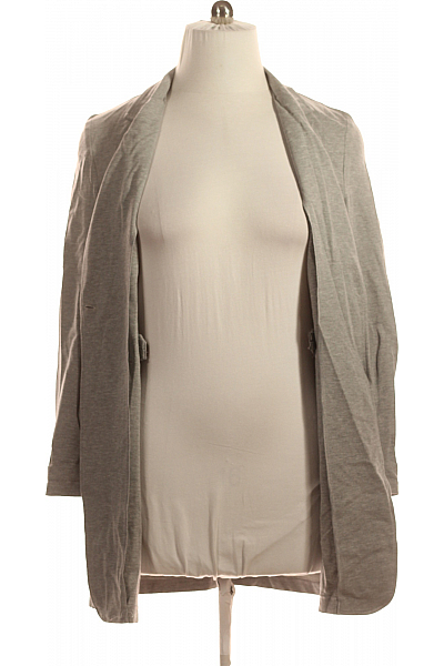 Krátký Dámský Kabát Šedý Vel. XL