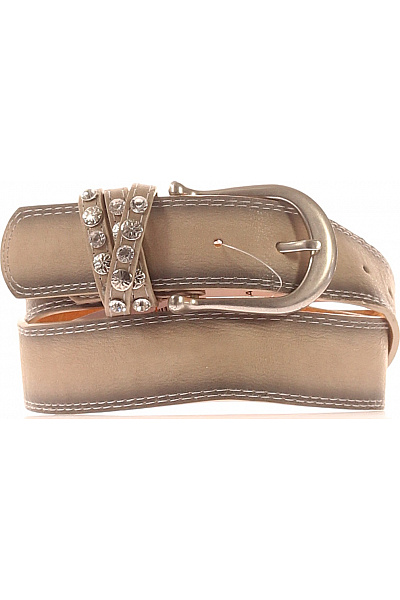  Pásek Kožené Šedé