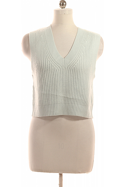 Kratká Dámská Vesta Modrá Vel. M