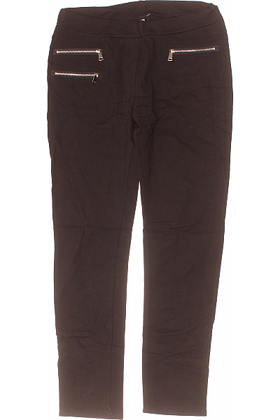 Dámské Kalhoty Rovné Černé Vel. M