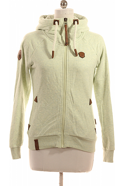 Dámská Mikina Rozepínací Zelená Naketano Vel. M