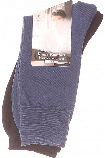  Ponožky Bavlněné Modré Second Hand