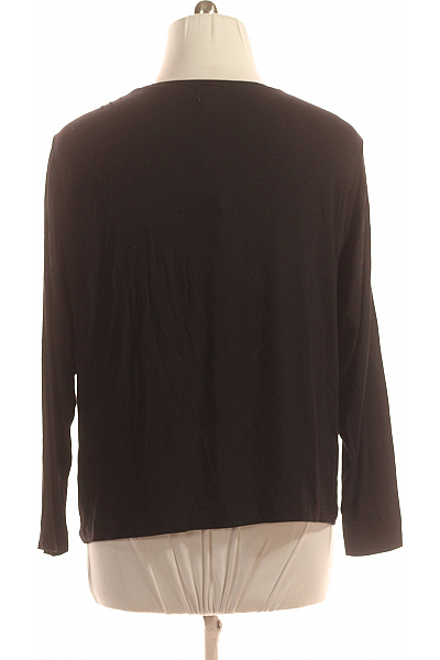 GERRY WEBER Dámské Tričko s Potiskem Černé Second hand