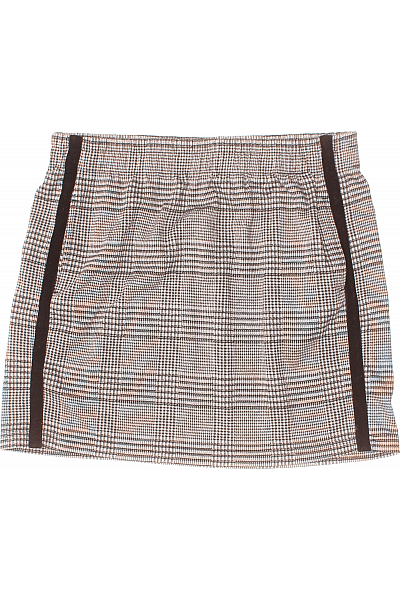 Kostkovaná  Sukně Černobílá S.OLIVER Vel. 38