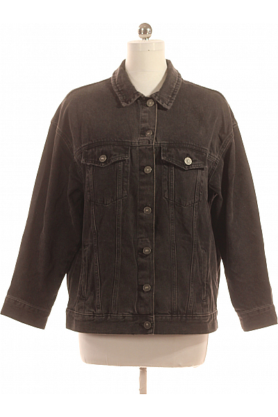 Dámská Bunda Černá Bershka Vel. M