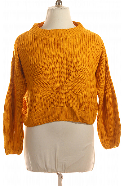 Takko Dámský Pulovr Žlutý Second Hand Vel. L