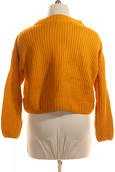 Takko Dámský Pulovr Žlutý Second hand Vel. L