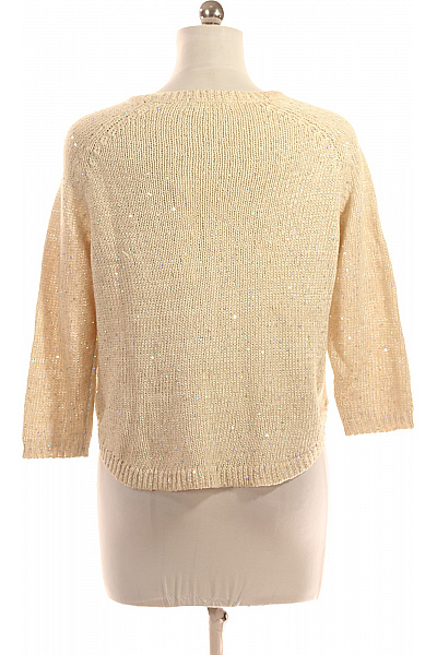 Dámský Svetr Zlatý Marks & Spencer Vel. 40