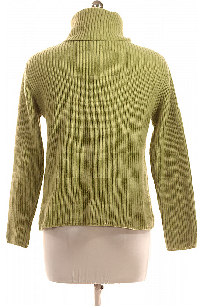 Dámský Rolák Vlněný Zelený Vel. 36/38