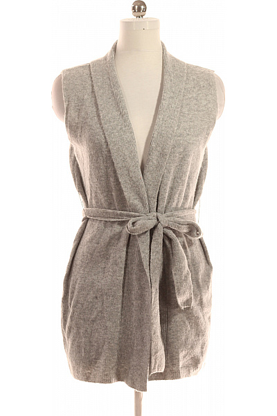 Dámská Vesta Šedá Second Hand Vel. 36