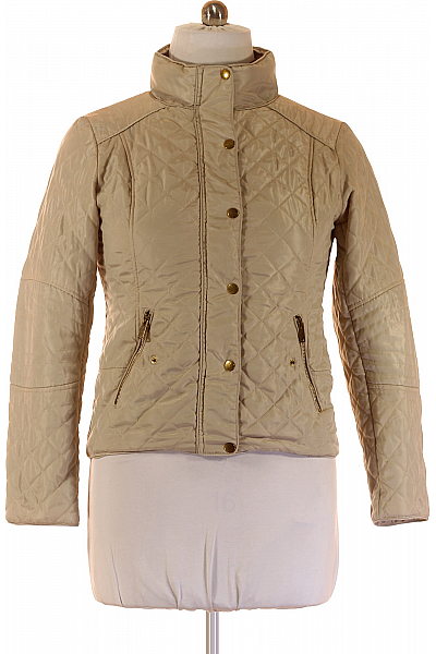 Prošívaná Dámská Bunda Béžová GATE Vel. L