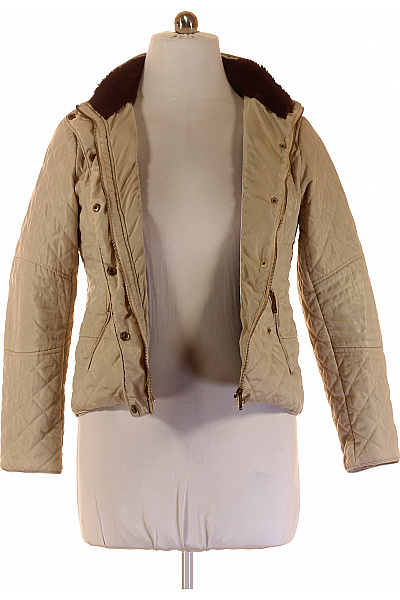 Prošívaná Dámská Bunda Béžová GATE Vel. L