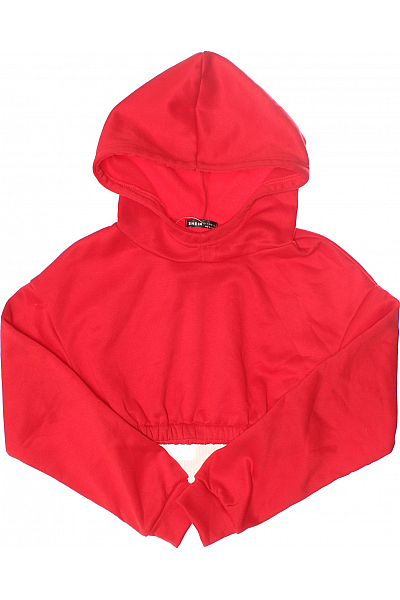 Shein Dámská Mikina Bez Zapínání Červená Vel. 36