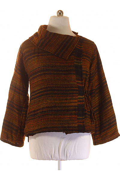 Dámský Cardigan Vlněný Hnědý Second hand