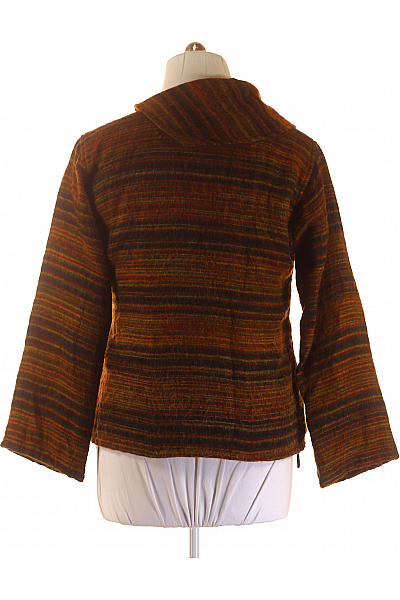 Dámský Cardigan Vlněný Hnědý Second hand