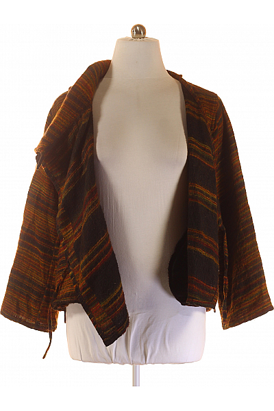 Dámský Cardigan Vlněný Hnědý Second hand