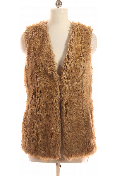 Kratká Dámská Vesta Hnědá Reserved Second hand Vel. 40