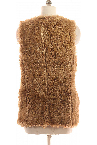 Kratká Dámská Vesta Hnědá Reserved Second hand Vel. 40