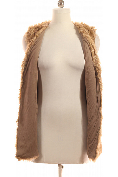 Kratká Dámská Vesta Hnědá Reserved Second hand Vel. 40