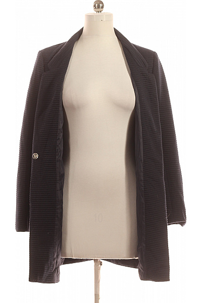 Krátký Dámský Kabát Modrý Vel. 38