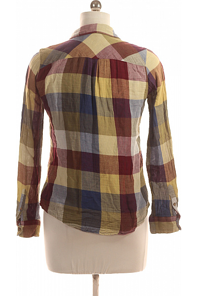Kostkovaná Dámská Košile Barevná Vel. 38